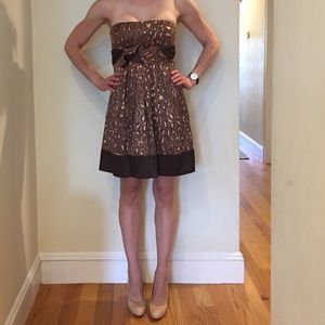 BCBG leopard print silk